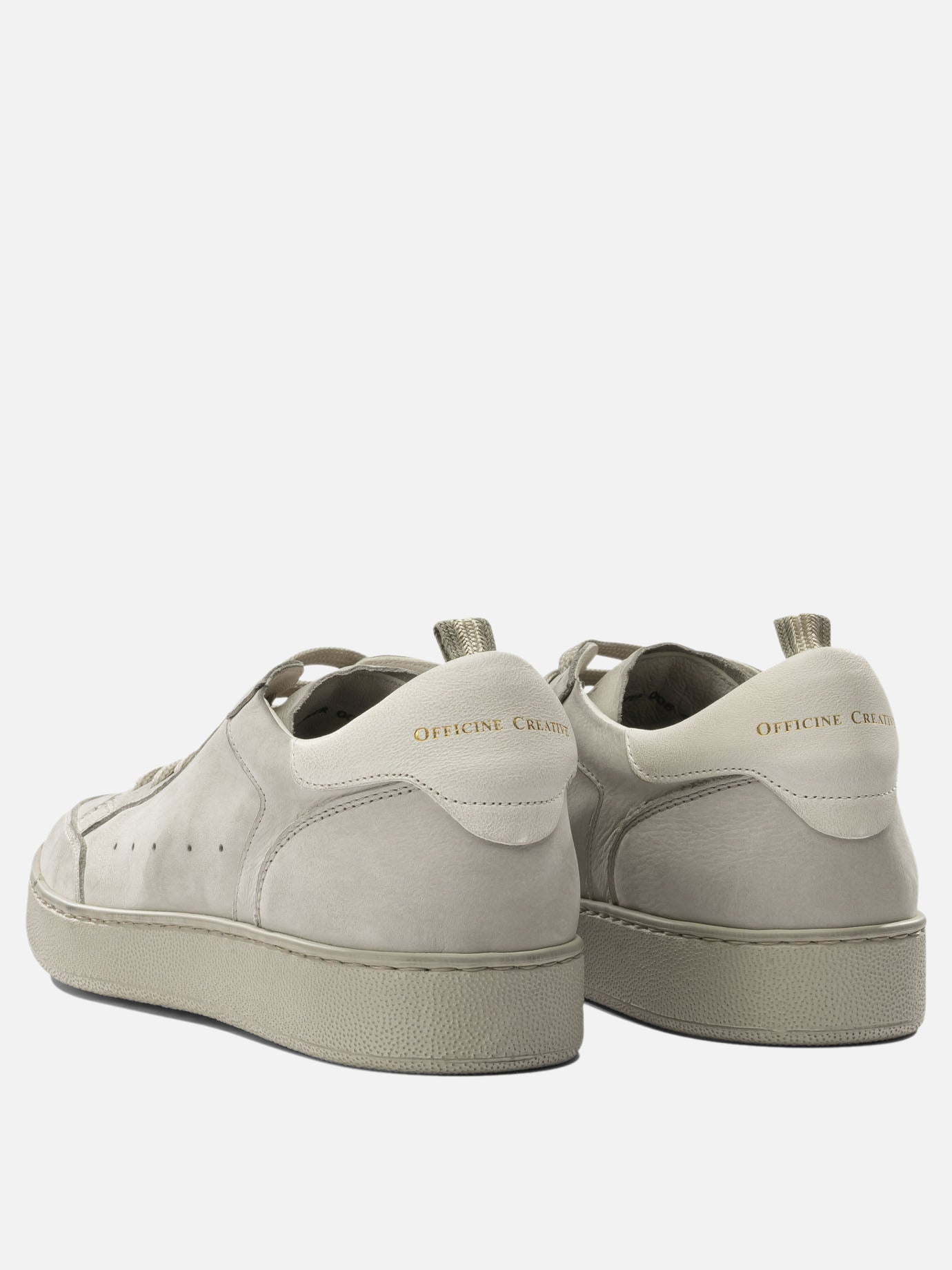 Low top sneakers 100% leather - 100% rubber  Grey - Officine Creative Men | PDP | VIETTI Online Store | thumbnail_4