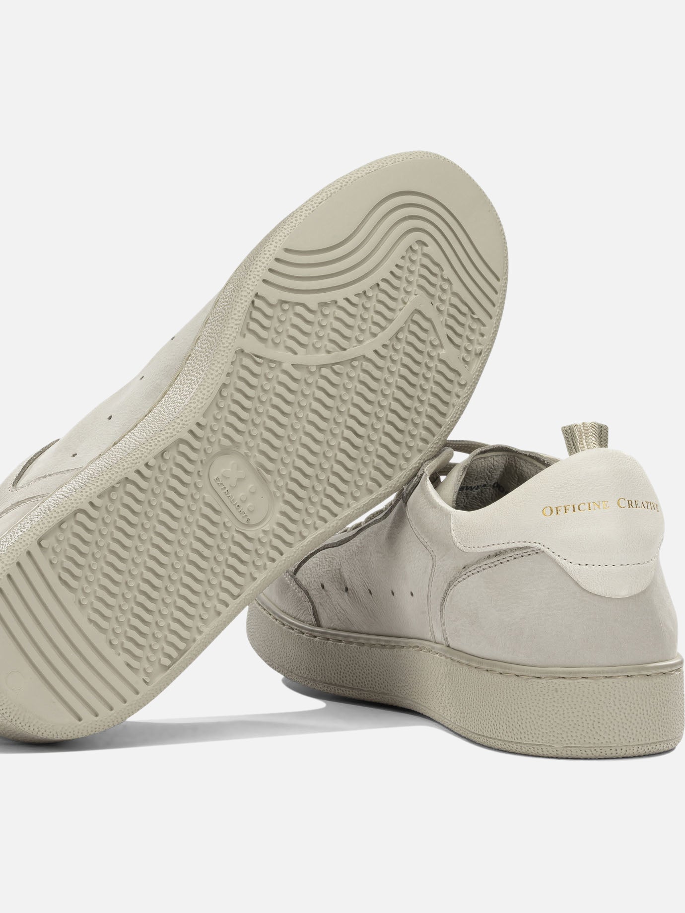 Low top sneakers 100% leather - 100% rubber  Grey - Officine Creative Men | PDP | VIETTI Online Store | thumbnail_5