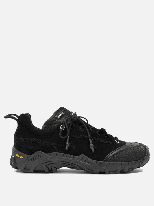 Low top sneakers 100% goat leather - 100% rubber  Black - Our Legacy Men | PDP | VIETTI Online Store 
