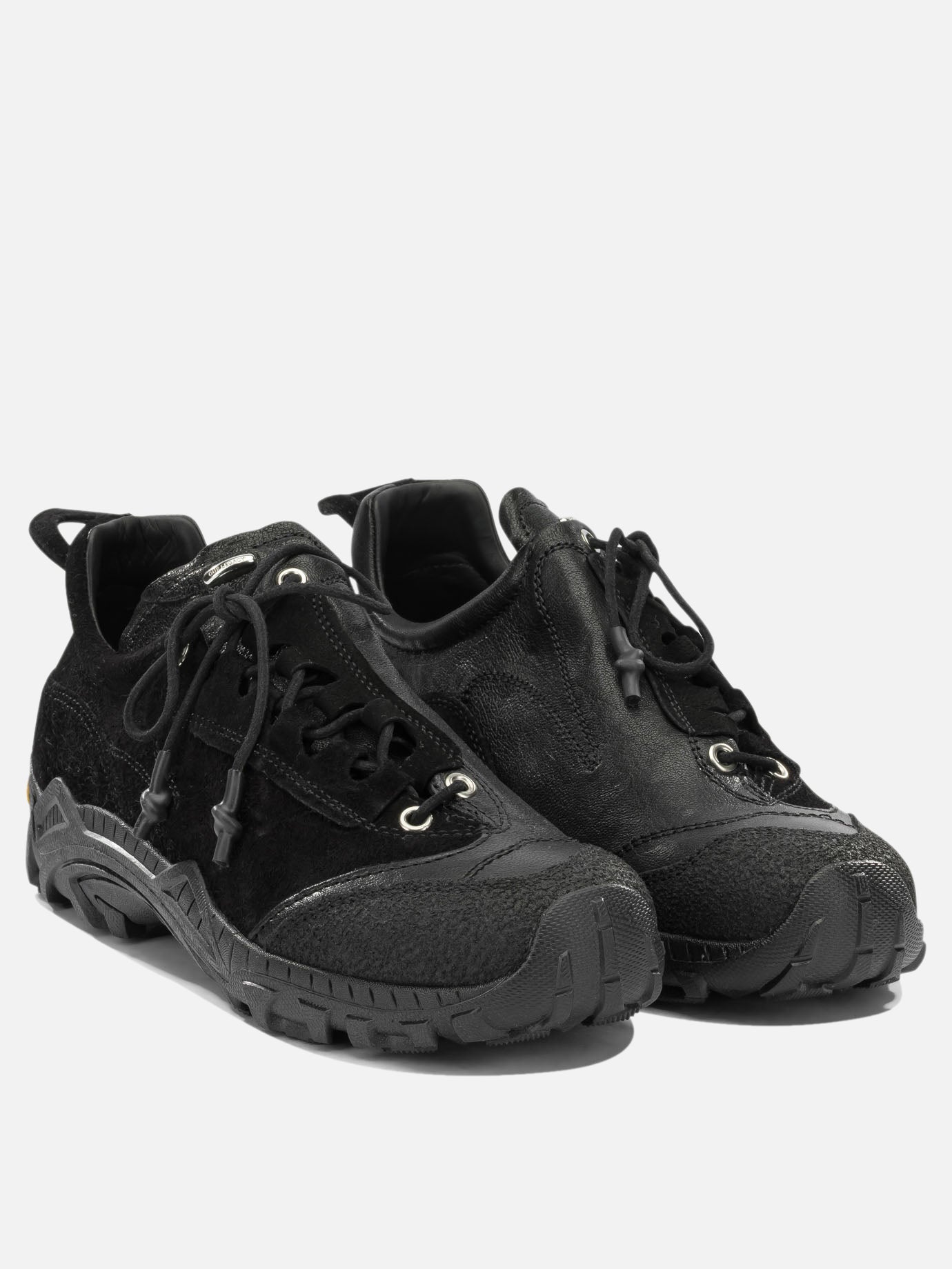Low top sneakers 100% goat leather - 100% rubber  Black - Our Legacy Men | PDP | VIETTI Online Store | thumbnail_2