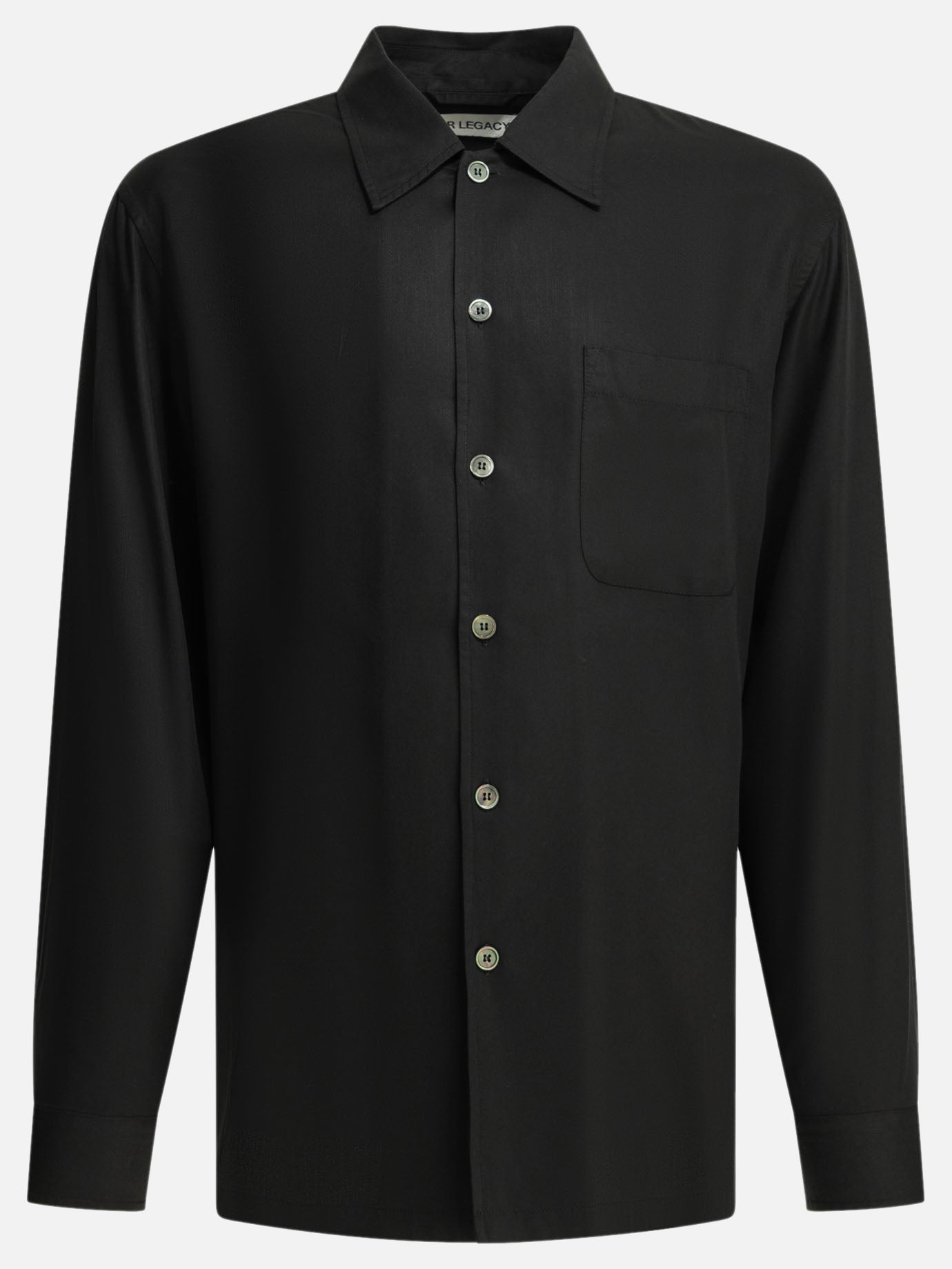 Casual shirts Solid colour  Black - Our Legacy Men | PDP | VIETTI Online Store | thumbnail
