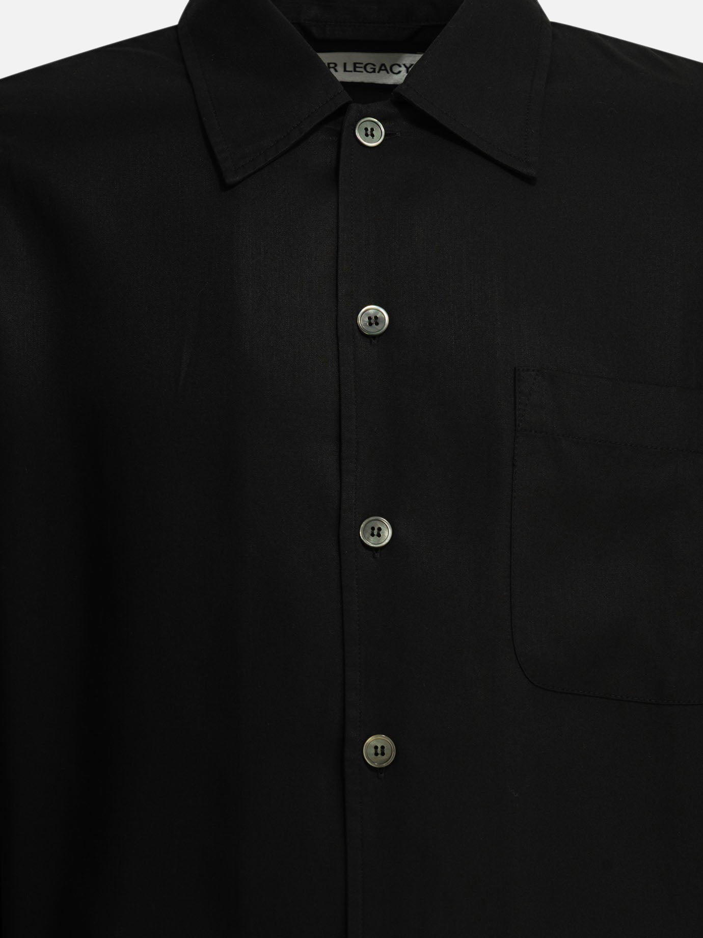 Casual shirts Solid colour  Black - Our Legacy Men | PDP | VIETTI Online Store | thumbnail_5