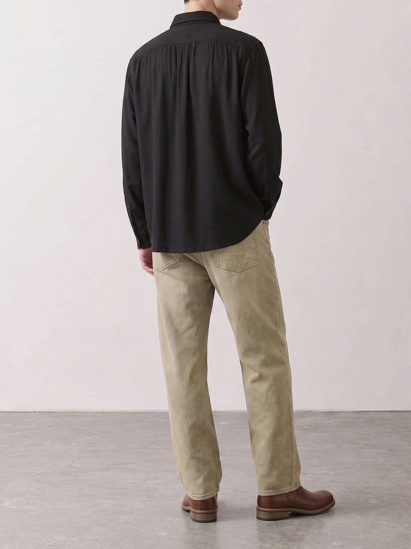 Casual shirts Solid colour  Black - Our Legacy Men | PDP | VIETTI Online Store | thumbnail_3