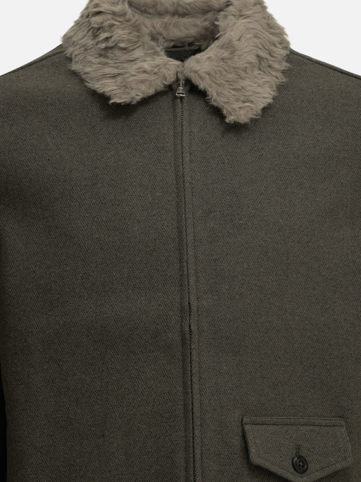 Our Legacy "Evolved" Short Coat Green