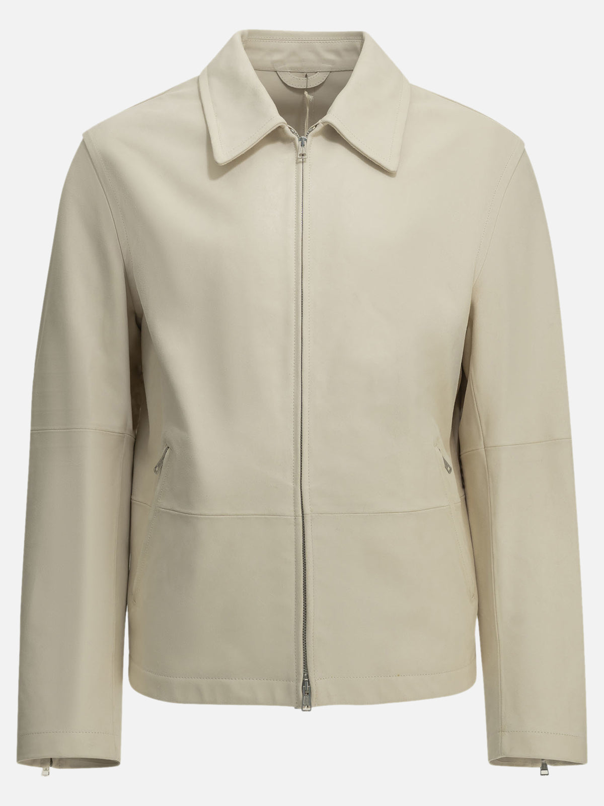 Our Legacy "Rework" Leather Jacket White - VIETTI
