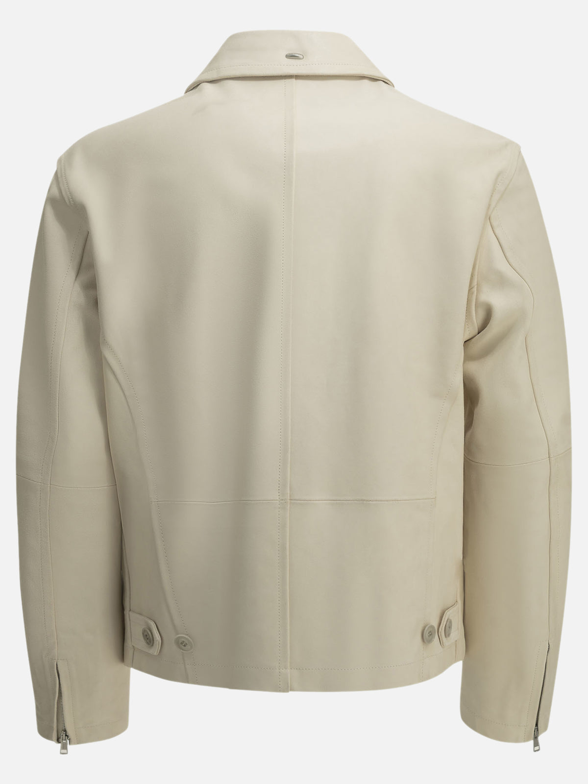 Our Legacy "Rework" Leather Jacket White