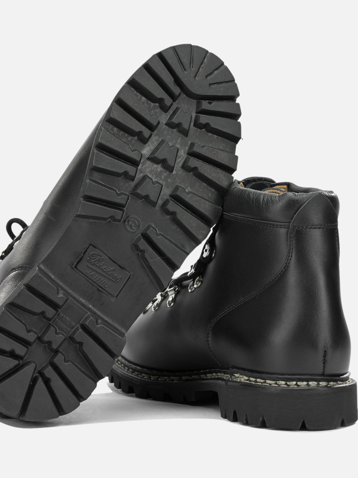 Lace-up boots 100% leather - 100% rubber  Black - Paraboot Men | PDP | VIETTI Online Store | Zoom-Modal_5
