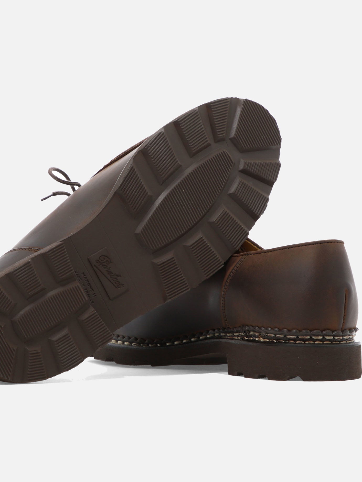 Laced loafers 100% calf leather - 100% rubber  Brown - Paraboot Men | PDP | VIETTI Online Store | Zoom-Modal_5
