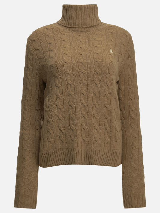 Maglioni dolcevita Logo  Beige - Polo Ralph Lauren Donna | PDP | VIETTI Online Store 
