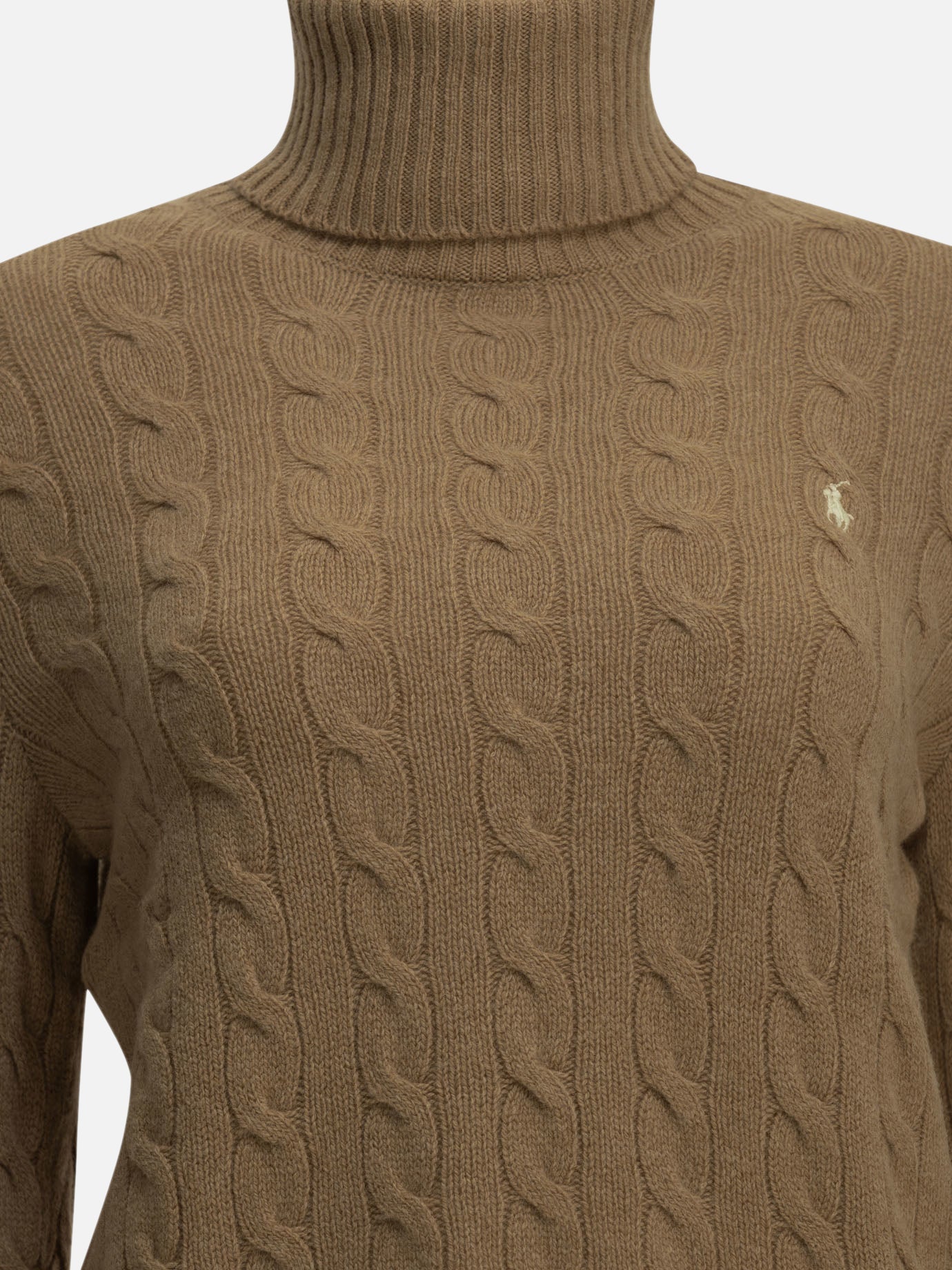 Maglioni dolcevita Logo  Beige - Polo Ralph Lauren Donna | PDP | VIETTI Online Store | thumbnail_3
