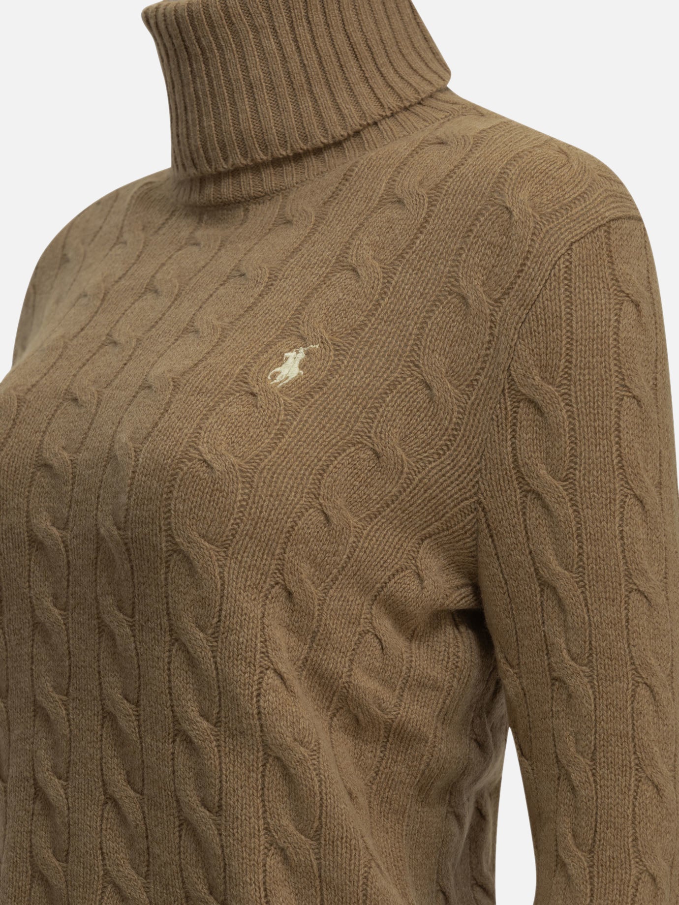 Maglioni dolcevita Logo  Beige - Polo Ralph Lauren Donna | PDP | VIETTI Online Store | thumbnail_4