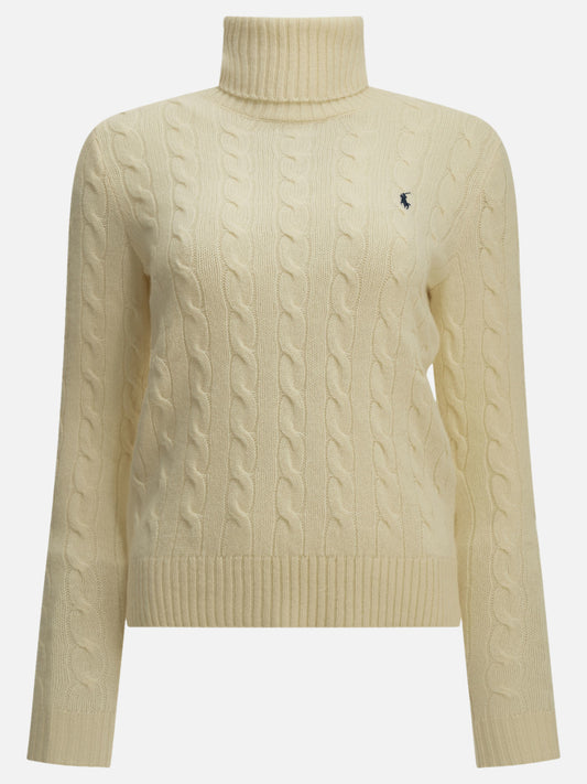 Maglioni dolcevita Logo  Bianco - Polo Ralph Lauren Donna | PDP | VIETTI Online Store 
