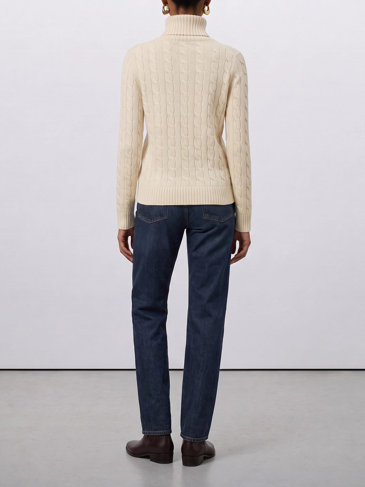 Polo Ralph Lauren Turtleneck Sweater with Logo White - VIETTI