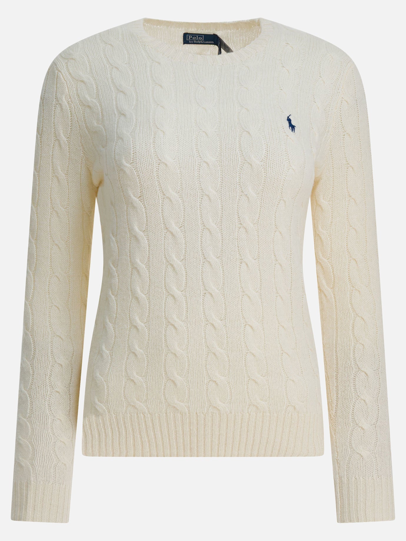 Crewneck sweaters Logo  White - Polo Ralph Lauren Women | PDP | VIETTI Online Store | Zoom-Modal

