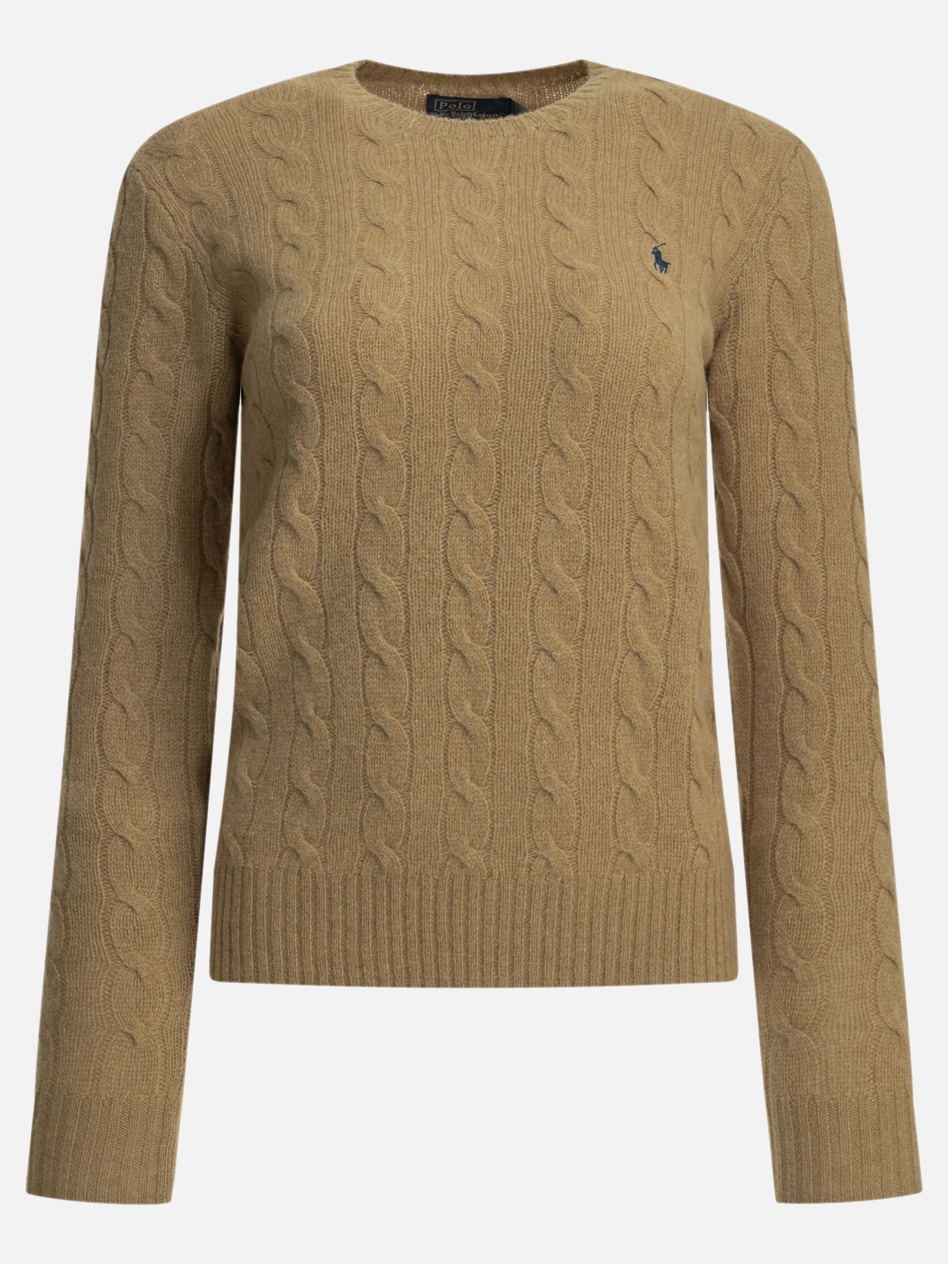 Crewneck sweaters Logo  Beige - Polo Ralph Lauren Women | PDP | VIETTI Online Store | Zoom-Modal

