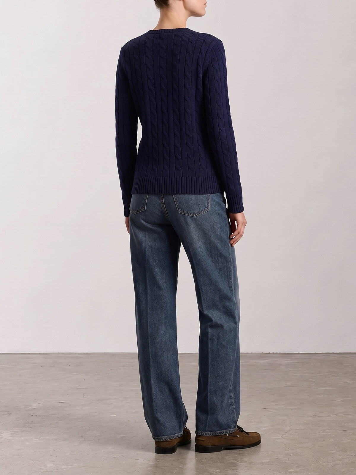 Polo Ralph Lauren Maglione girocollo con logo in lana e cashmere Blu - VIETTI