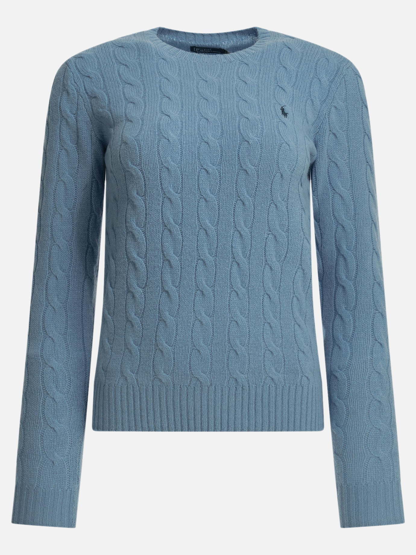 Crewneck sweaters Logo  Light blue - Polo Ralph Lauren Women | PDP | VIETTI Online Store | Zoom-Modal
