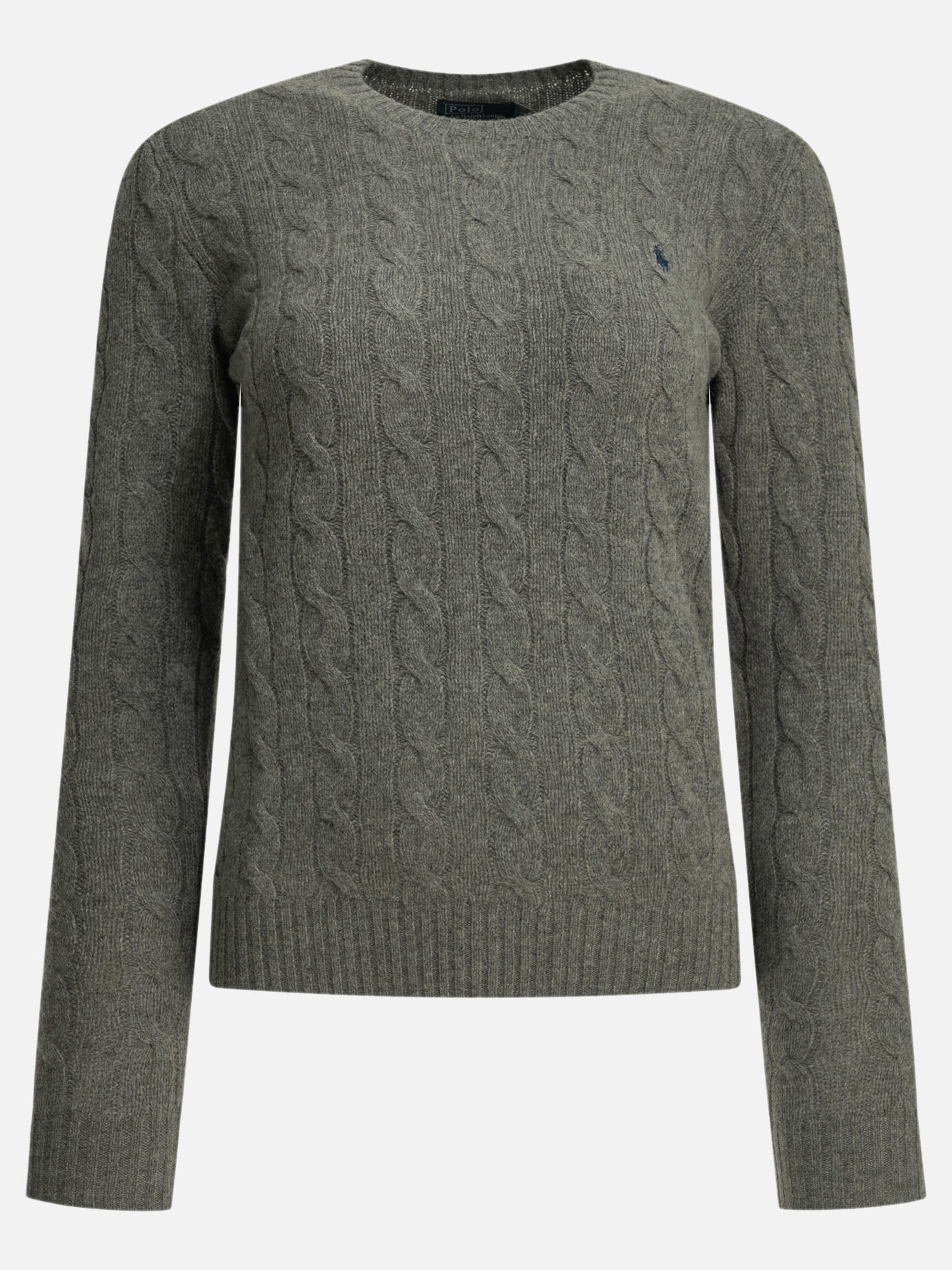 Crewneck sweaters Logo  Grey - Polo Ralph Lauren Women | PDP | VIETTI Online Store | Zoom-Modal
