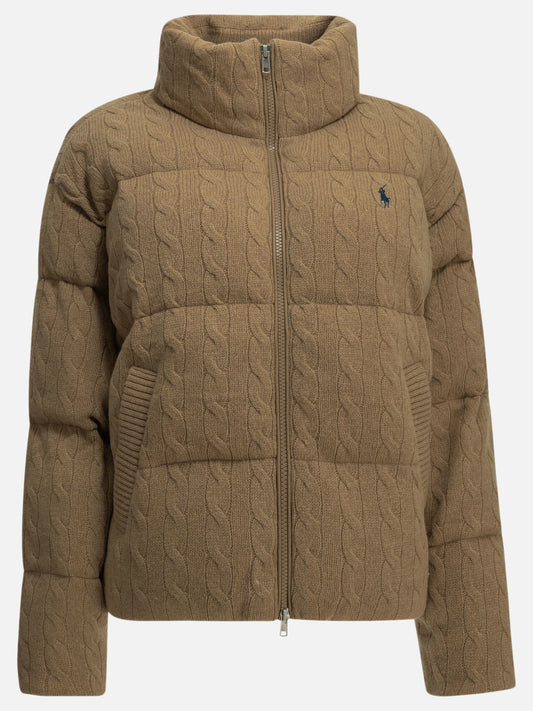 Down jackets Logo  Beige - Polo Ralph Lauren Women | PDP | VIETTI Online Store 
