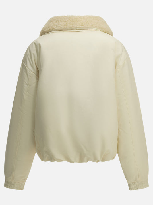 Polo Ralph Lauren Short down jacket with logo White

