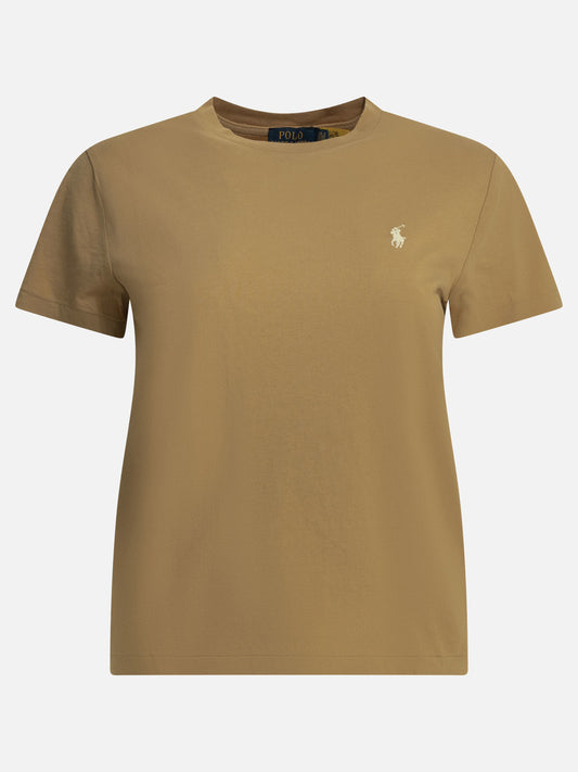 Crewneck t-shirts Logo  Beige - Polo Ralph Lauren Women | PDP | VIETTI Online Store 
