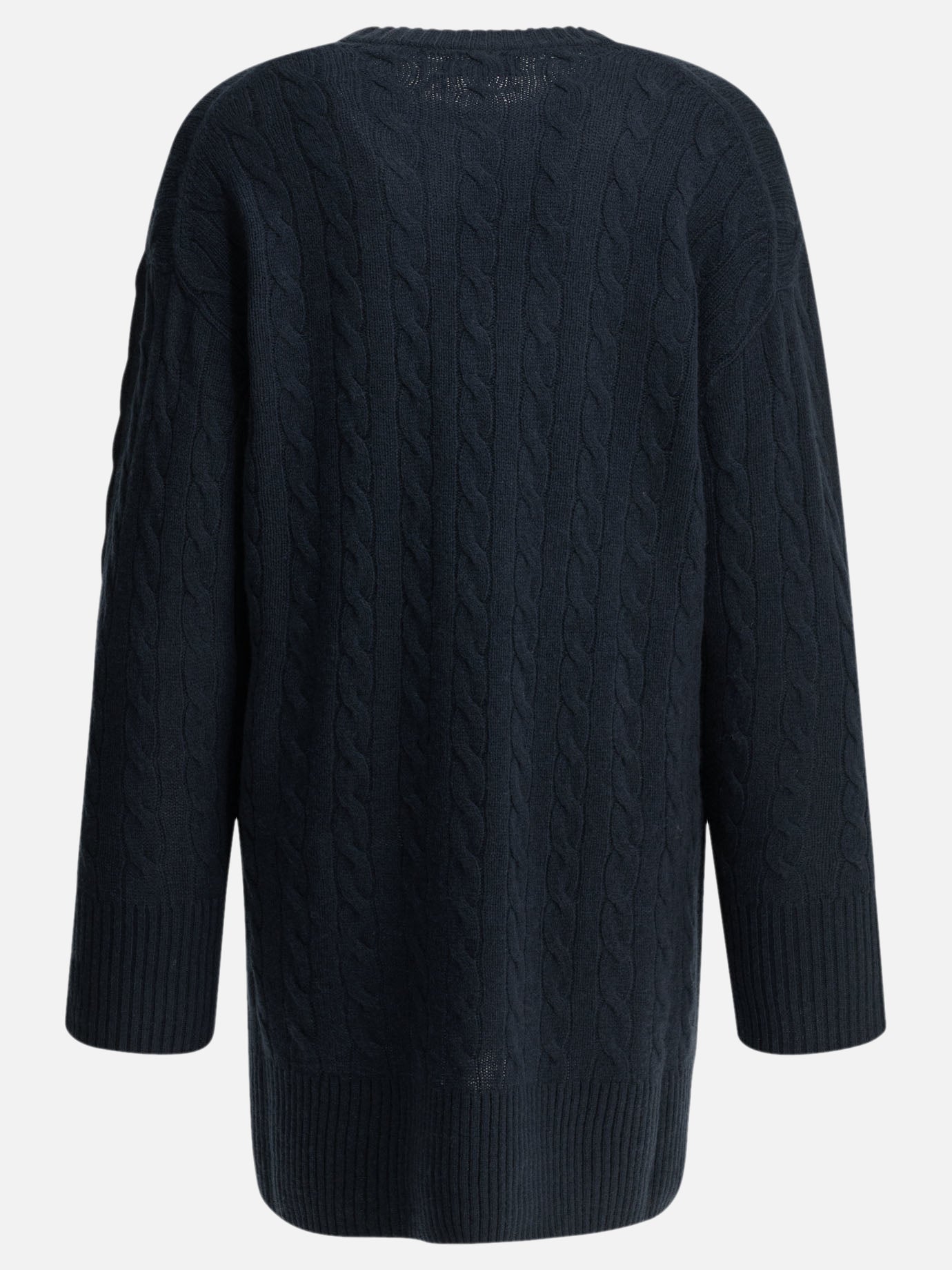Short knit dress with logo