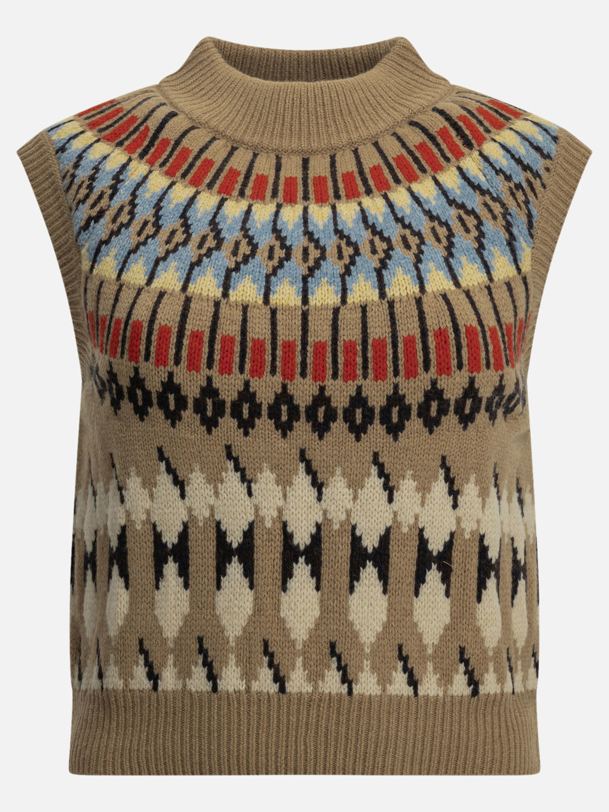 Polo Ralph Lauren Wool and Cashmere Vest Multicolor

