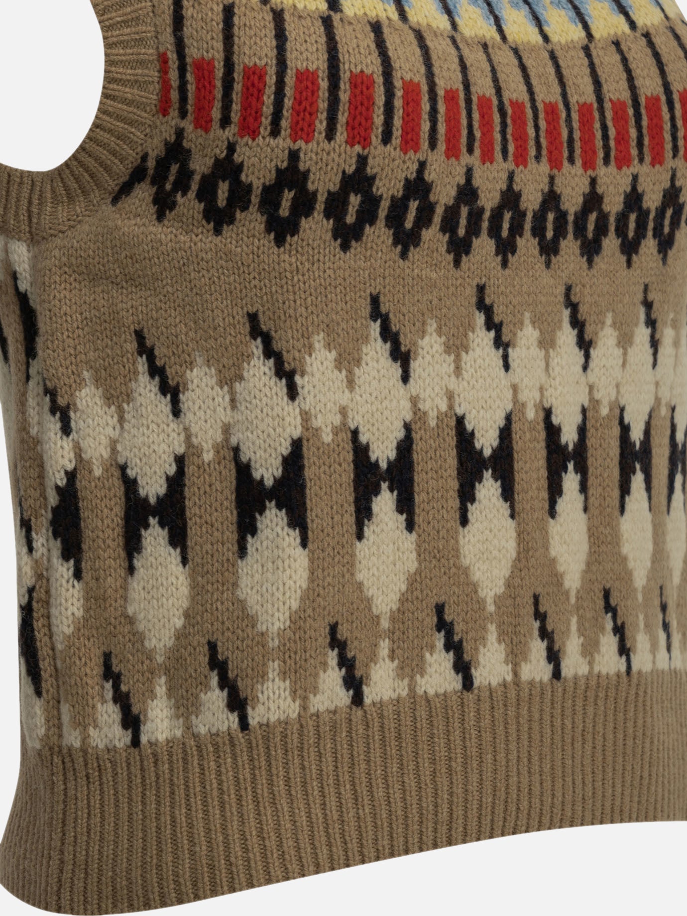 Polo Ralph Lauren Wool and Cashmere Vest Multicolor

