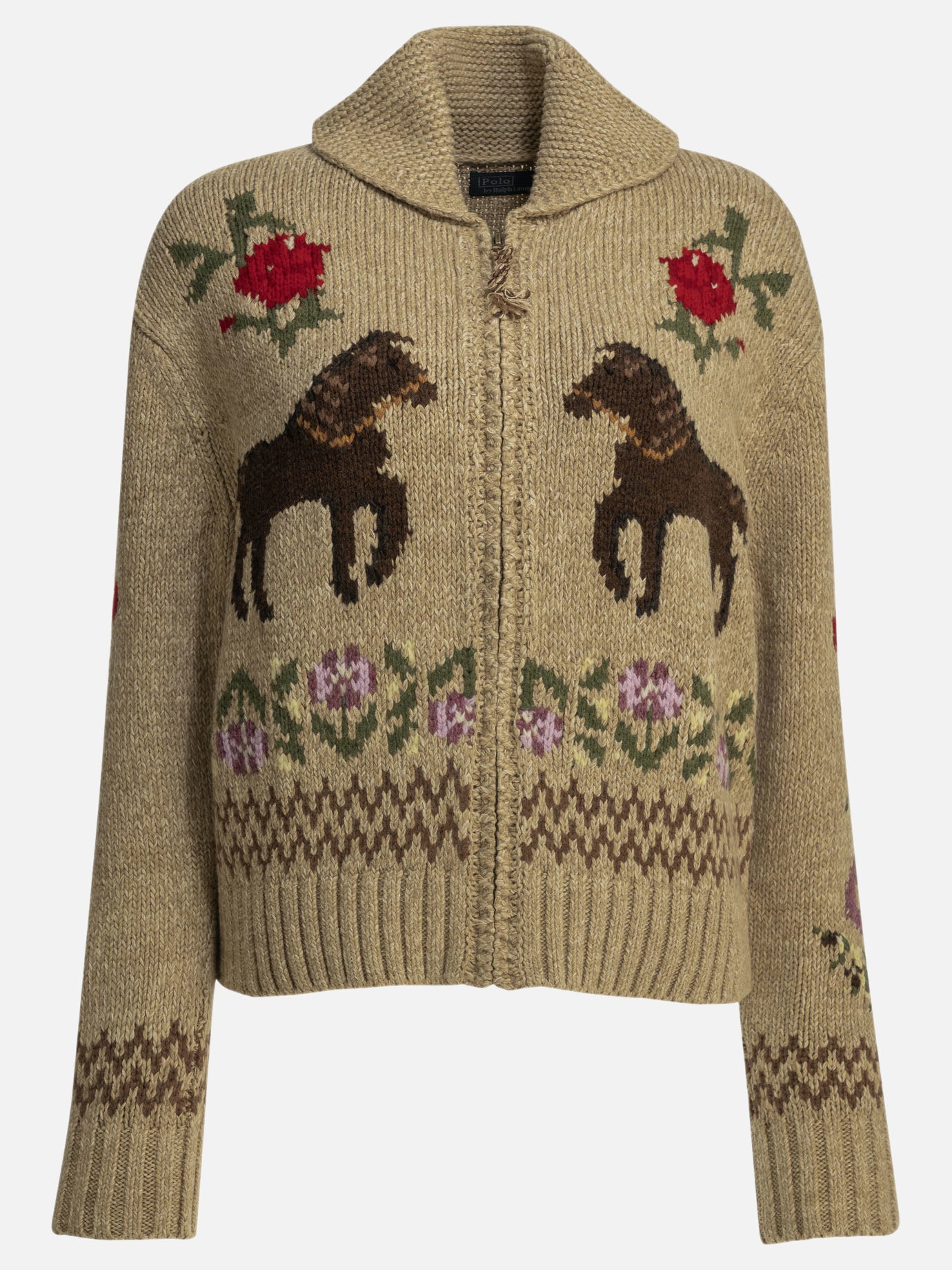 Cardigans Textured knit  Beige - Polo Ralph Lauren Women | PDP | VIETTI Online Store | thumbnail