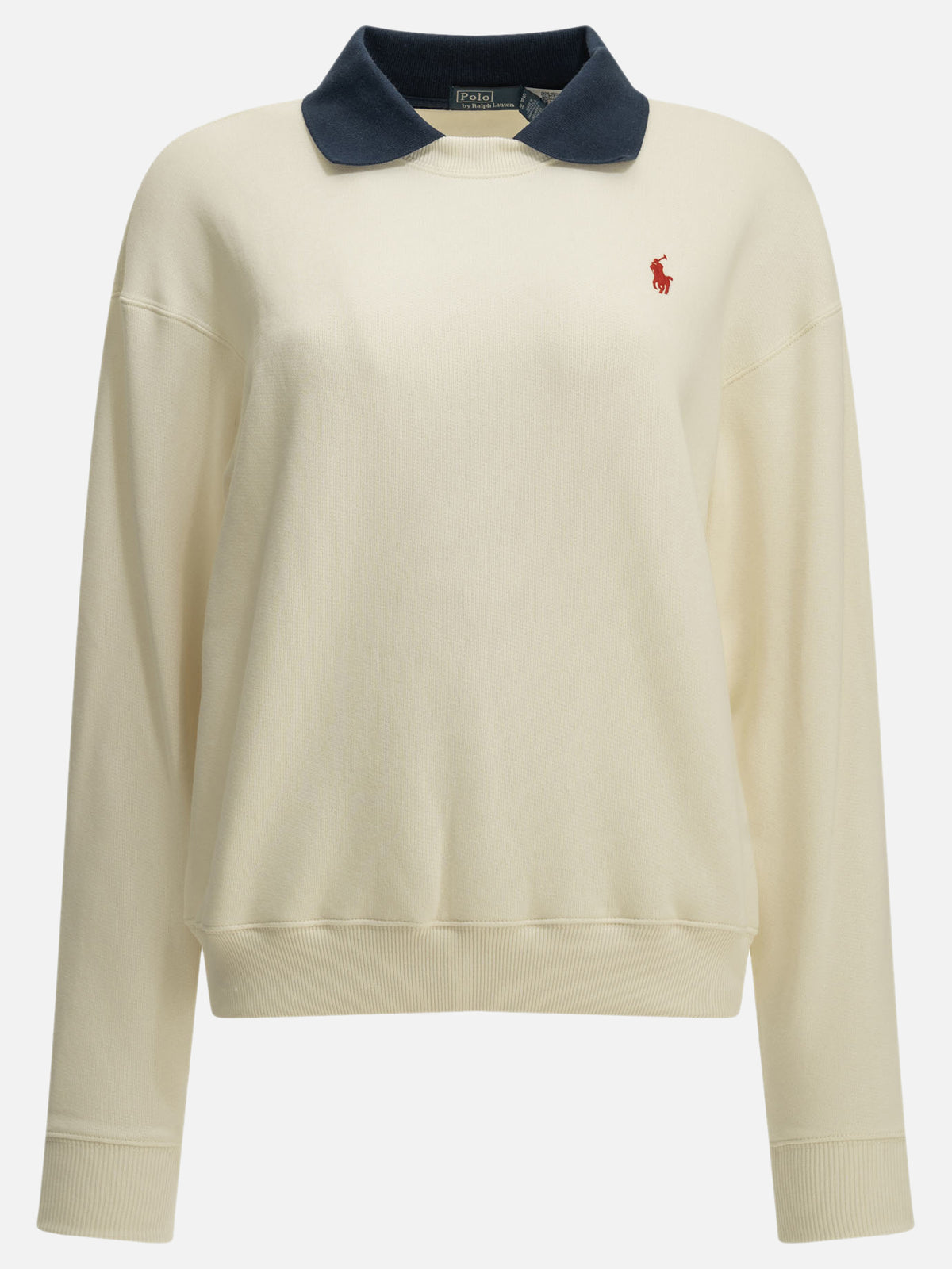 Polo Ralph Lauren Sweatshirt with polo collar and logo White - VIETTI