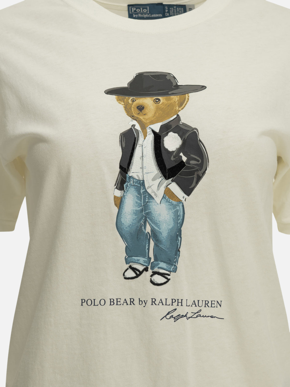 Polo Ralph Lauren "Holiday Polo Bear" Crew-Neck T-Shirt White

