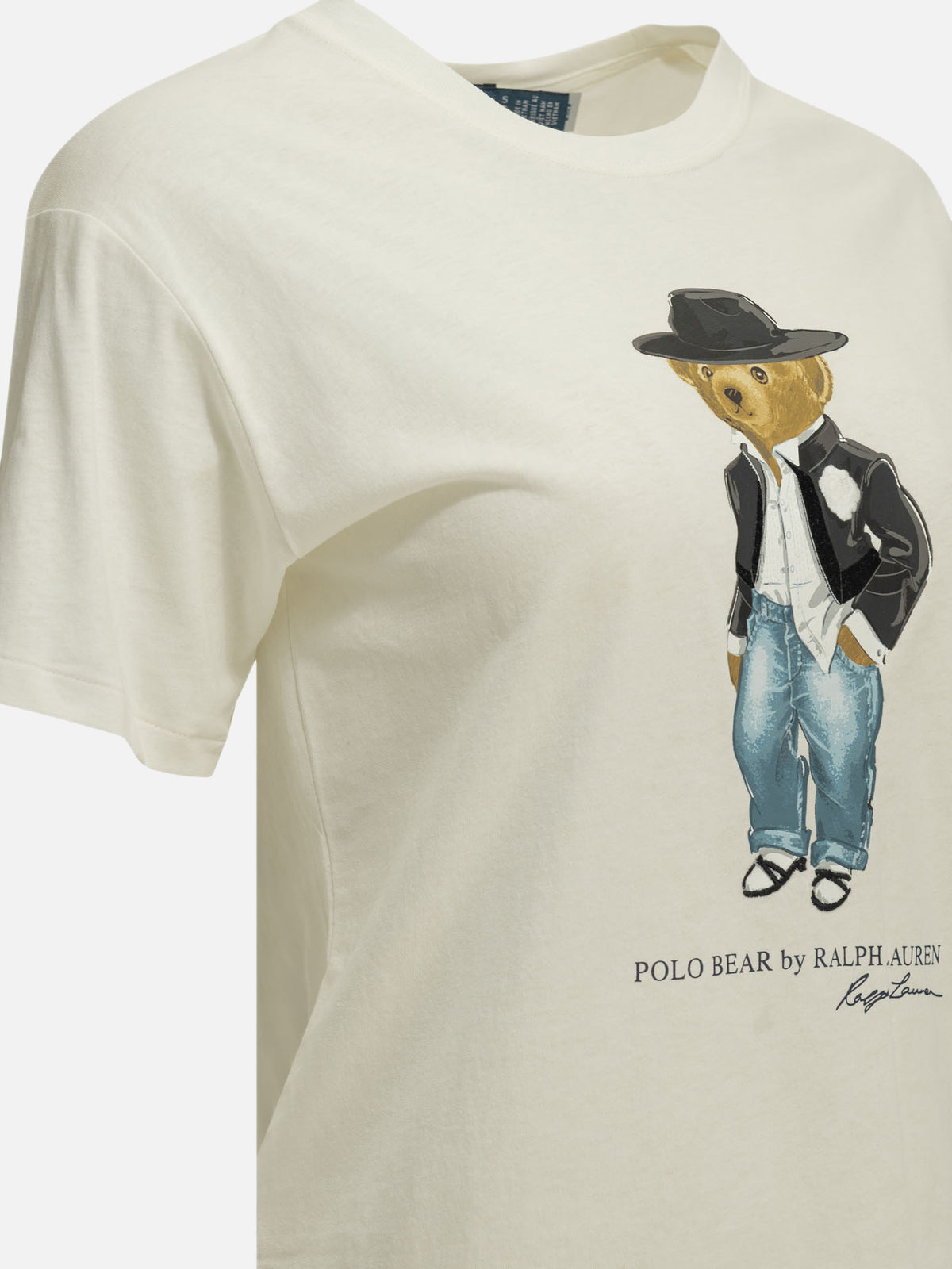 Polo Ralph Lauren "Holiday Polo Bear" Crew-Neck T-Shirt White - VIETTI