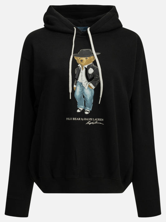 Polo Ralph Lauren "Holiday Polo Bear" Hooded Sweatshirt Black

