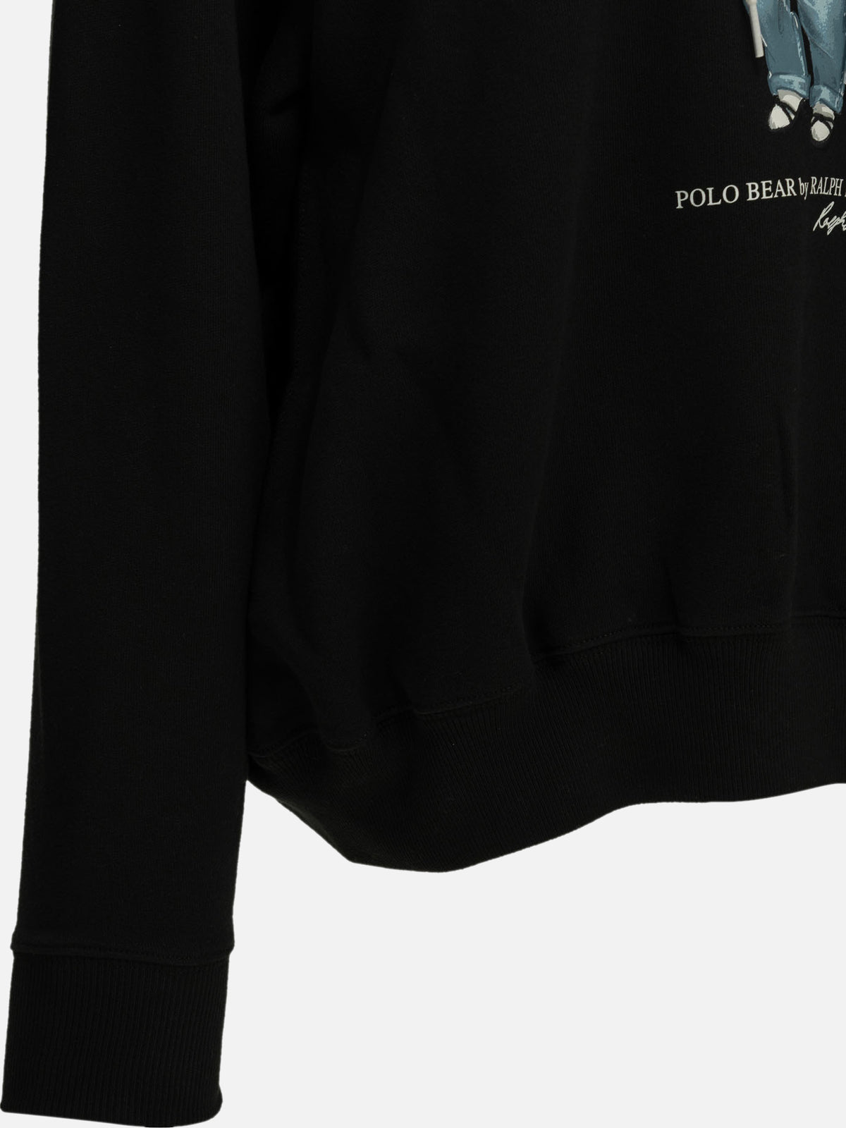 Polo Ralph Lauren Felpa con cappuccio "Holiday Polo Bear" Nero - VIETTI