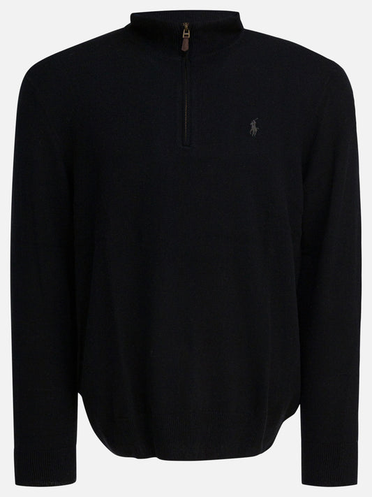 Half zip sweaters Logo  Black - Polo Ralph Lauren Men | PDP | VIETTI Online Store 
