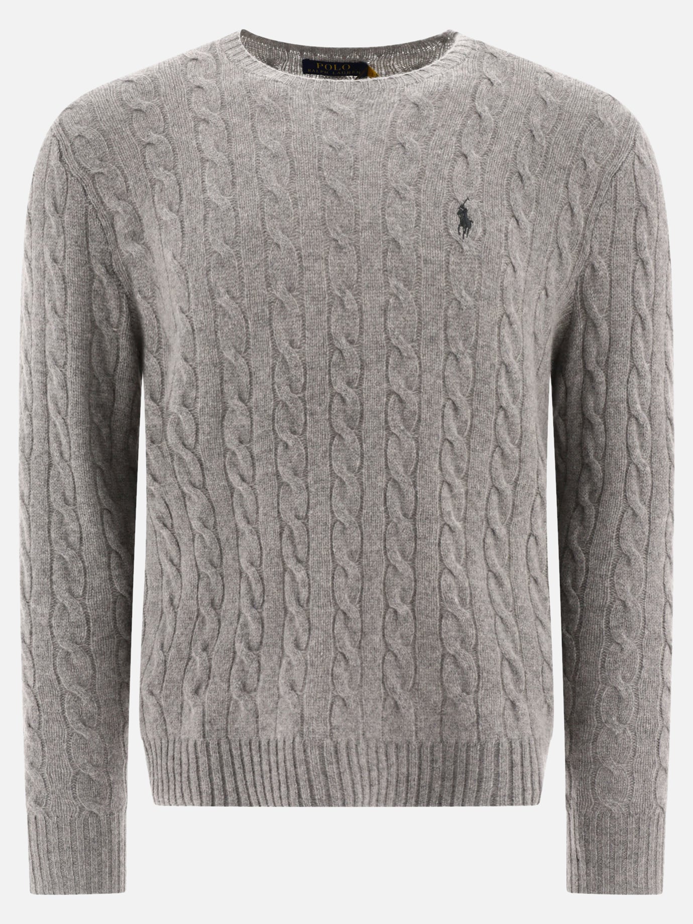 Crewneck sweaters Logo  Grey - Polo Ralph Lauren Men | PDP | VIETTI Online Store | Zoom-Modal
