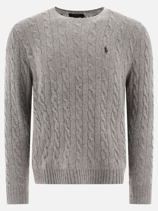 Crewneck sweaters Logo  Grey - Polo Ralph Lauren Men | PLP | VIETTI Online Store 
