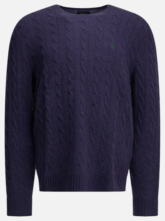 Crewneck sweaters Logo  Purple - Polo Ralph Lauren Men | PLP | VIETTI Online Store 
