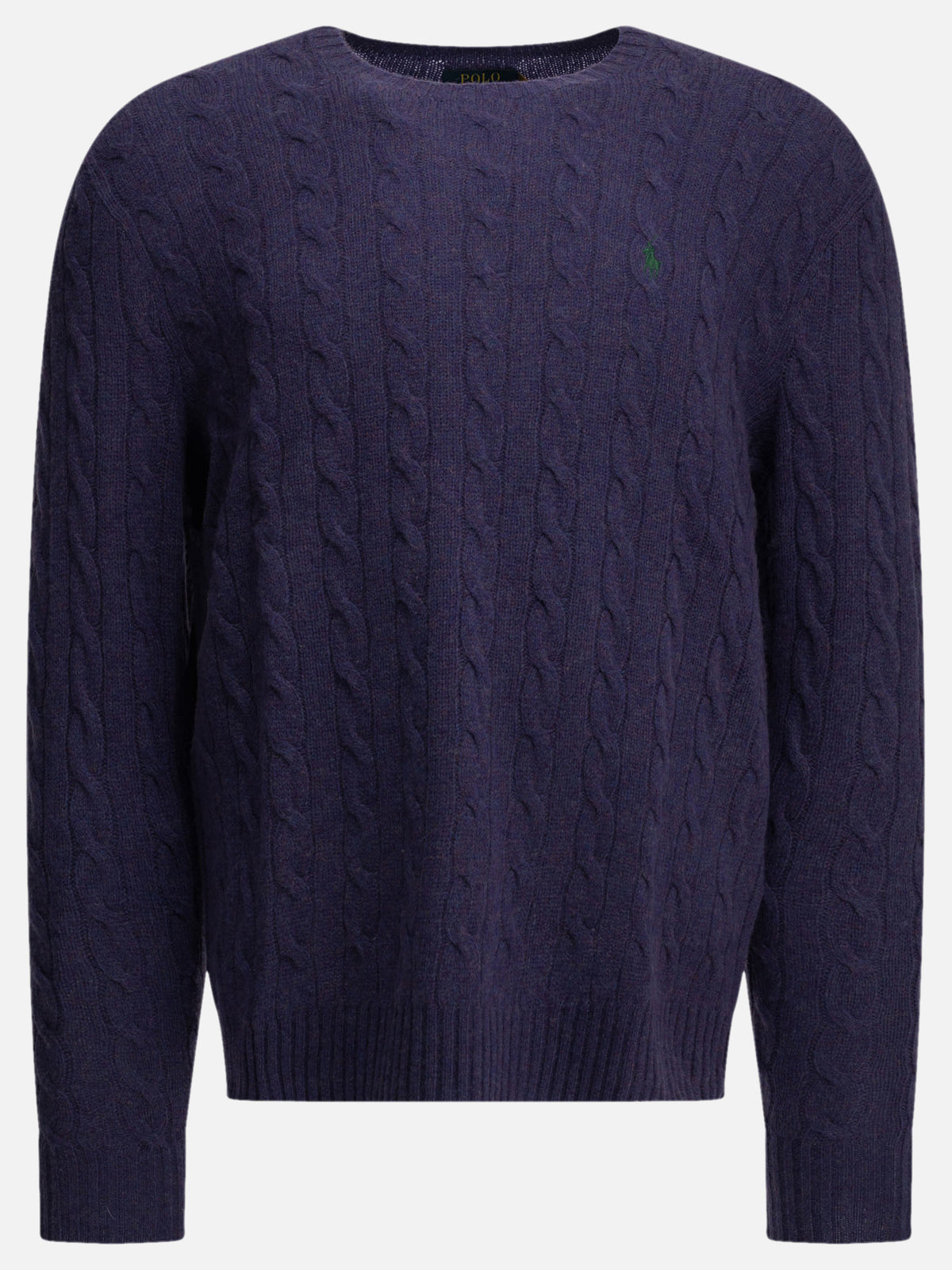 Polo Ralph Lauren Crew-neck sweater with logo Purple - VIETTI