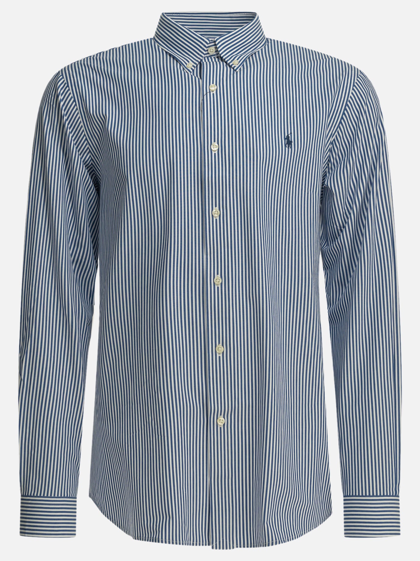 Polo Ralph Lauren Custom-fit casual shirt with logo Light blue - Men