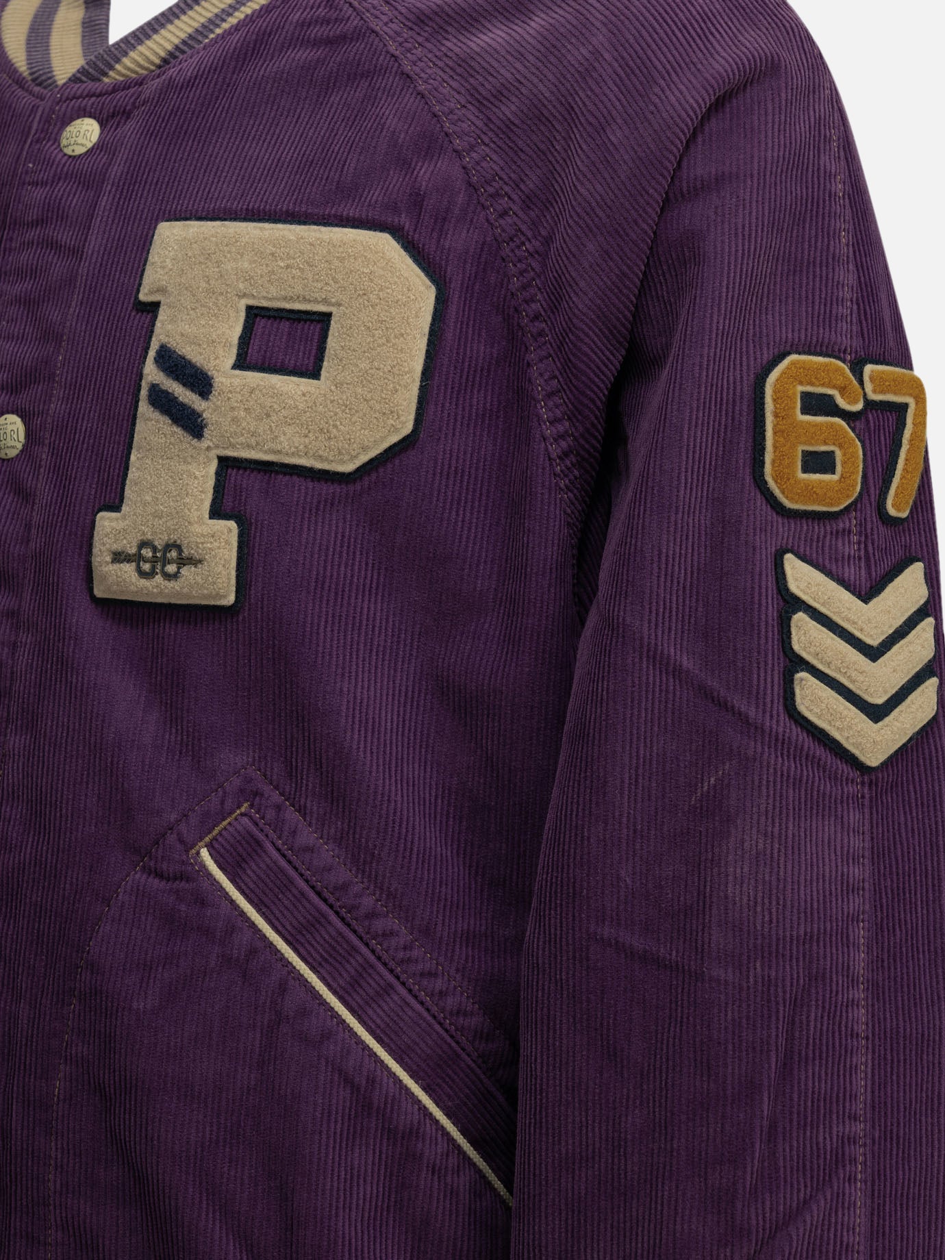 Bomber jackets Logo  Purple - Polo Ralph Lauren Men | PDP | VIETTI Online Store | thumbnail_3
