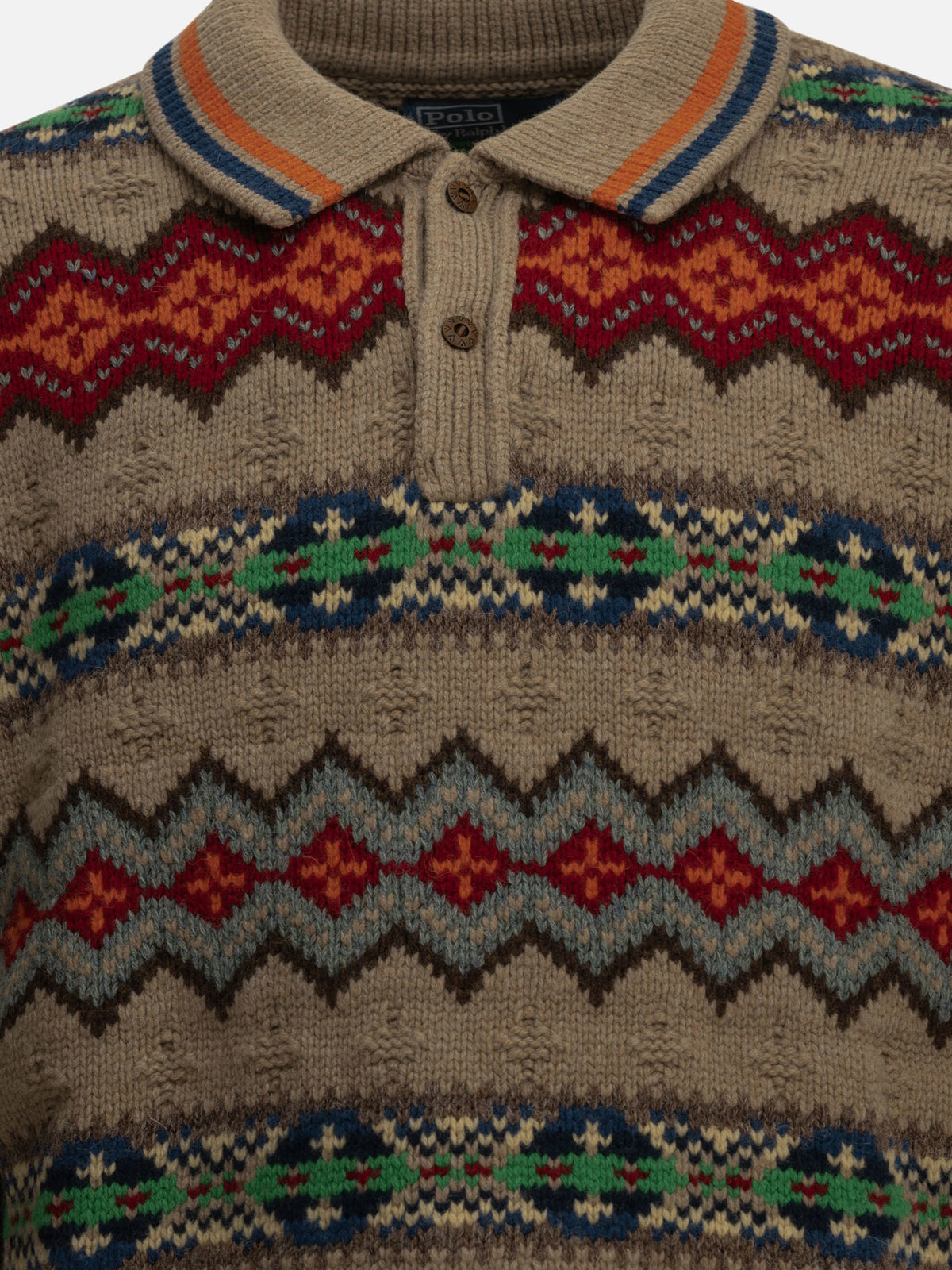 Polo Ralph Lauren "Fair Isle" Polo Sweater Multicolor

