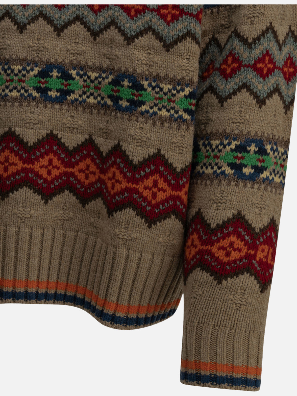 Polo Ralph Lauren "Fair Isle" Polo Sweater Multicolor - VIETTI
