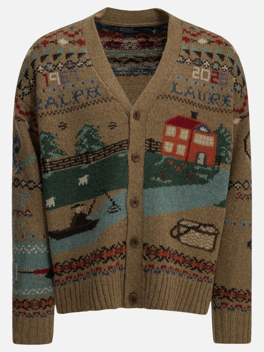 Polo Ralph Lauren "Panorama" Cardigan Brown

