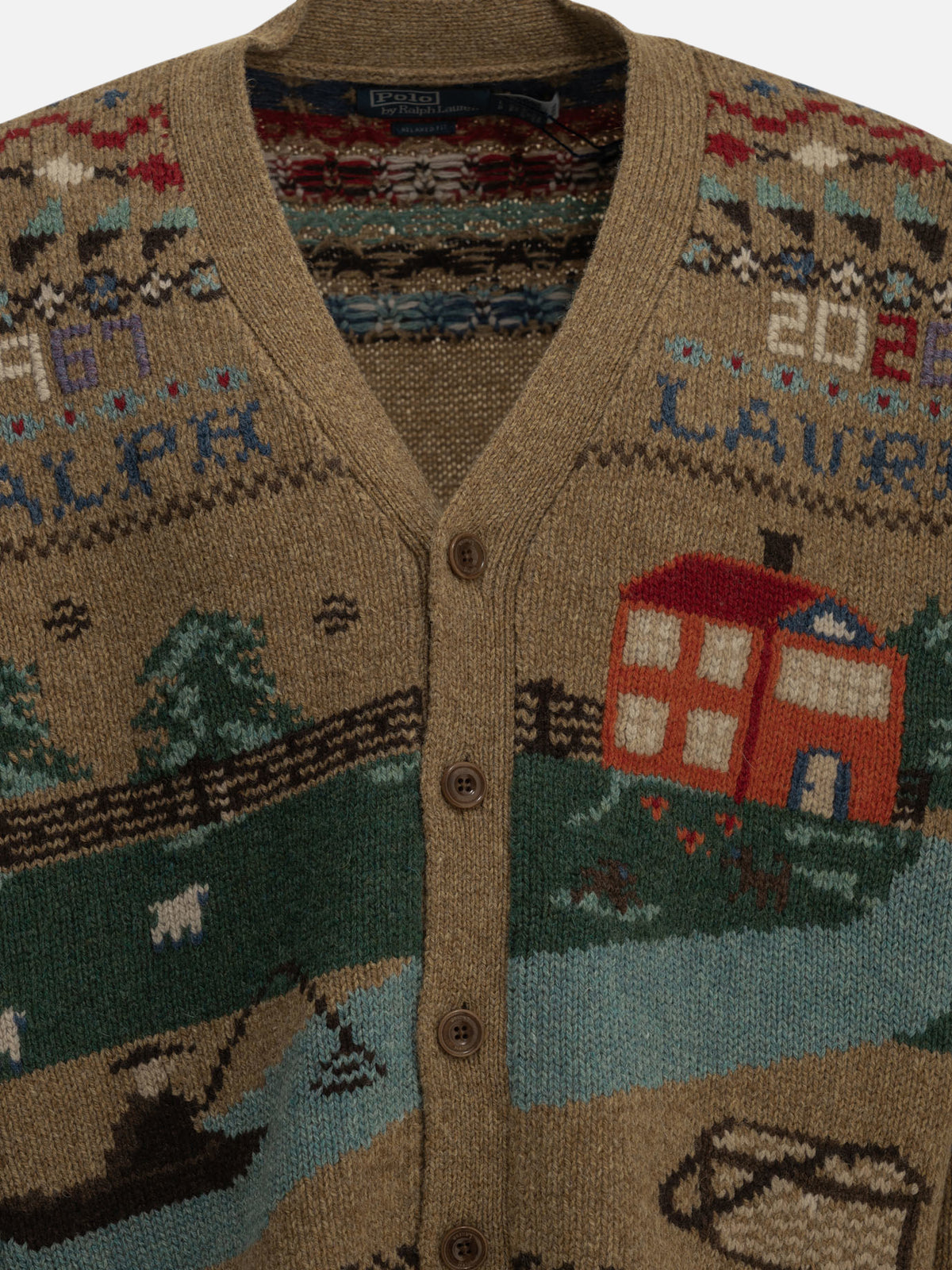 Polo Ralph Lauren Cardigan "Panorama" Marrone - VIETTI