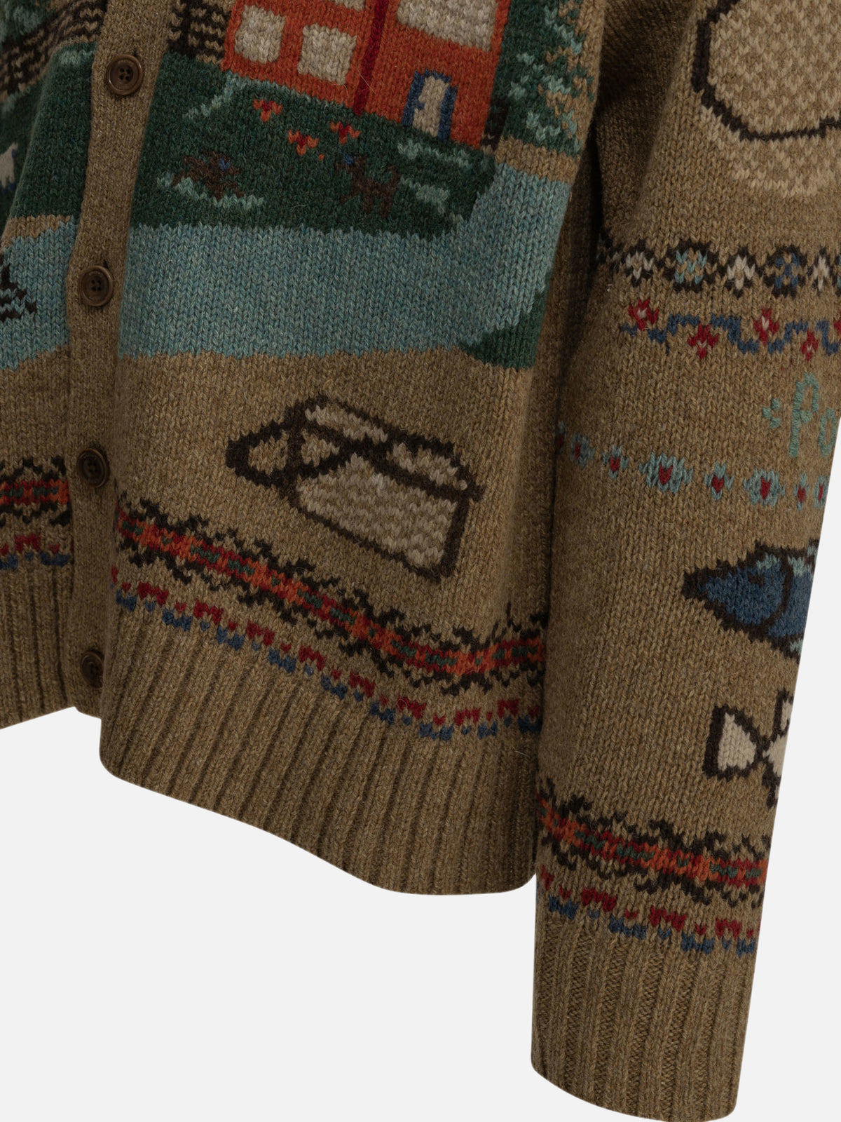 Polo Ralph Lauren Cardigan "Panorama" Marrone - VIETTI