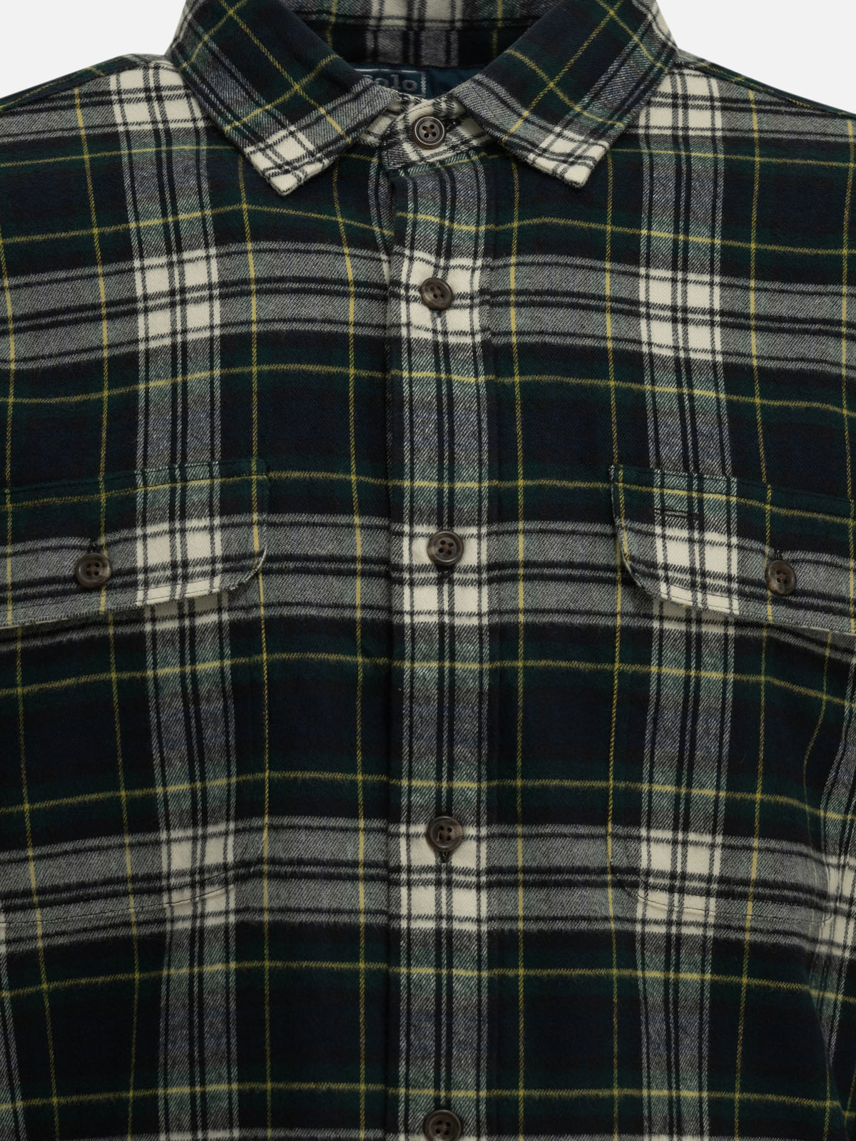 Polo Ralph Lauren Classic-fit casual plaid shirt Blue

