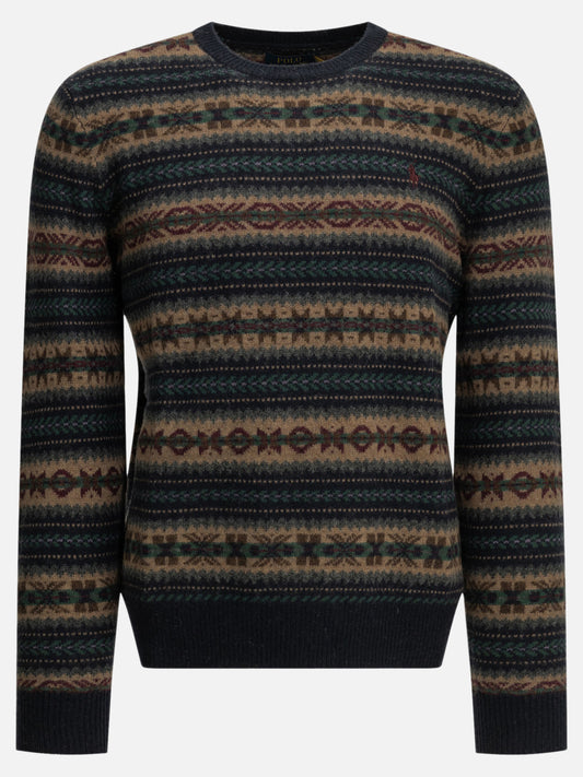 Polo Ralph Lauren "Fair Isle" Crew-Neck Sweater Blue

