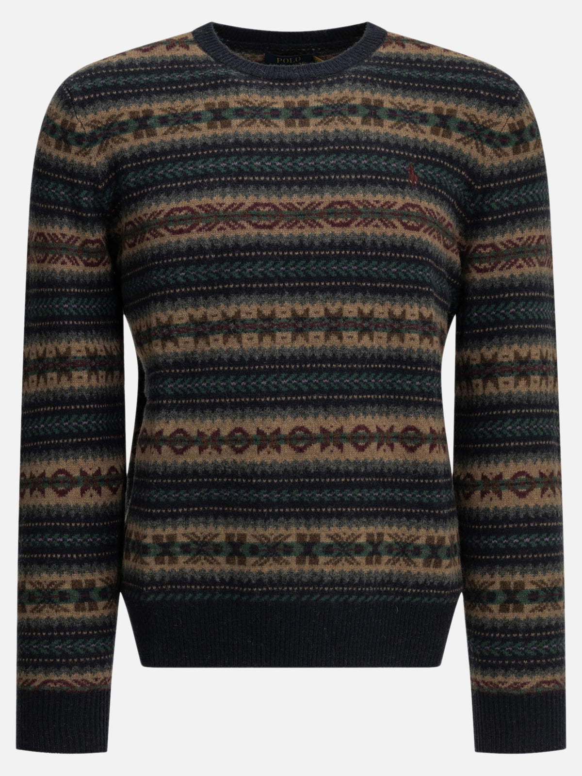 Polo Ralph Lauren "Fair Isle" Crew-Neck Sweater Blue