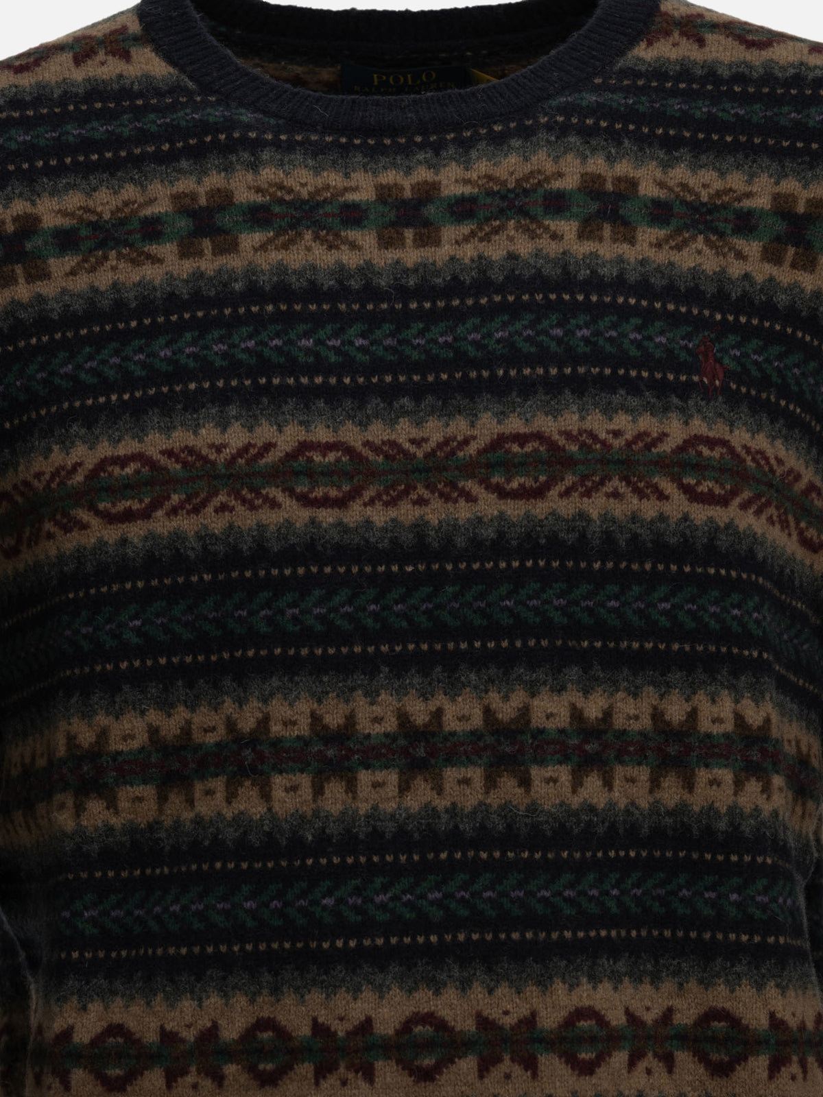 Polo Ralph Lauren Maglione girocollo "Fair Isle" Blu - VIETTI